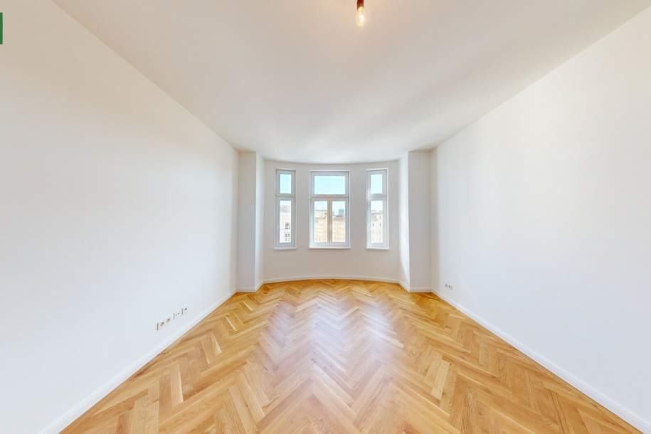 Wohnen mit Klasse: Luxuriöse 5-Zimmer-Altbauwohnung mit Loggia – Erstbezug in 1030 Wien, Wohnung-kauf, 849.000,€, 1030 Wien 3., Landstraße