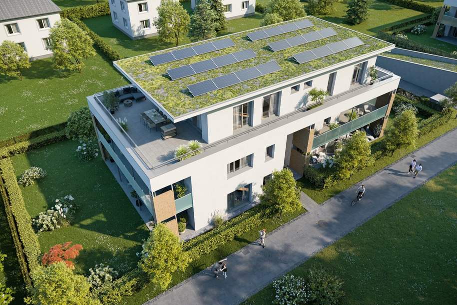 WUNDERSCHÖN UND PREISWERT!! Moderne 2-Zimmer-Erdgeschosswohnung mit Terrasse &amp; Garten in Graz-Liebenau – kompakt, durchdacht &amp; zukunftssicher! Für Schnellentschlossene: Jetzt Küchengutschein im Wert von € 3.000,-- sichern – gültig bis 12.12.2025!, Wohnung-kauf, 242.400,€, 8041 Graz(Stadt)