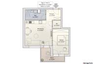 Ruhiger Innenhof | Erstbezug 2-Zimmerwohnung mit südseitigem Balkon | Luftwärmepumpe