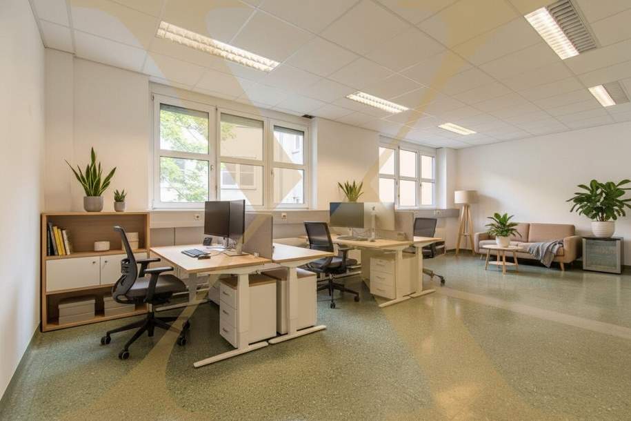 PROVISIONSFREI! Büroflächen mit flexibler Mietdauer im Technologiezentrum Linz zu vermieten! Teilbar!, Gewerbeobjekt-miete, 11.016,00,€, 4020 Linz(Stadt)