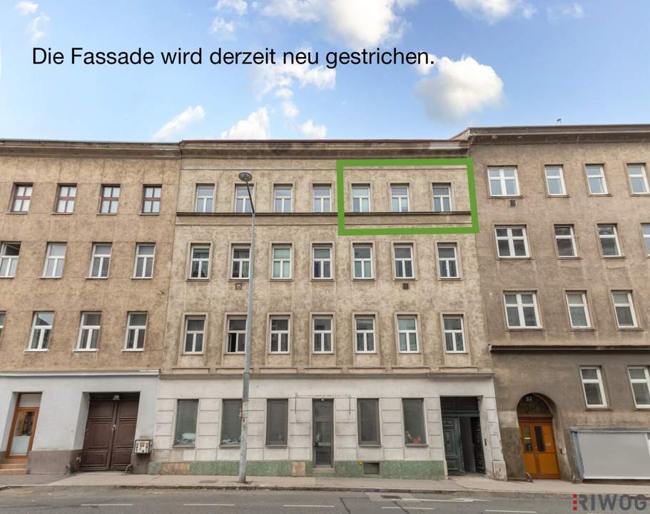 3 ZIMMER, BALKON MÖGLICH // komplett sanierungsbedürftig // 3. Stockwerk (Top 19+20)