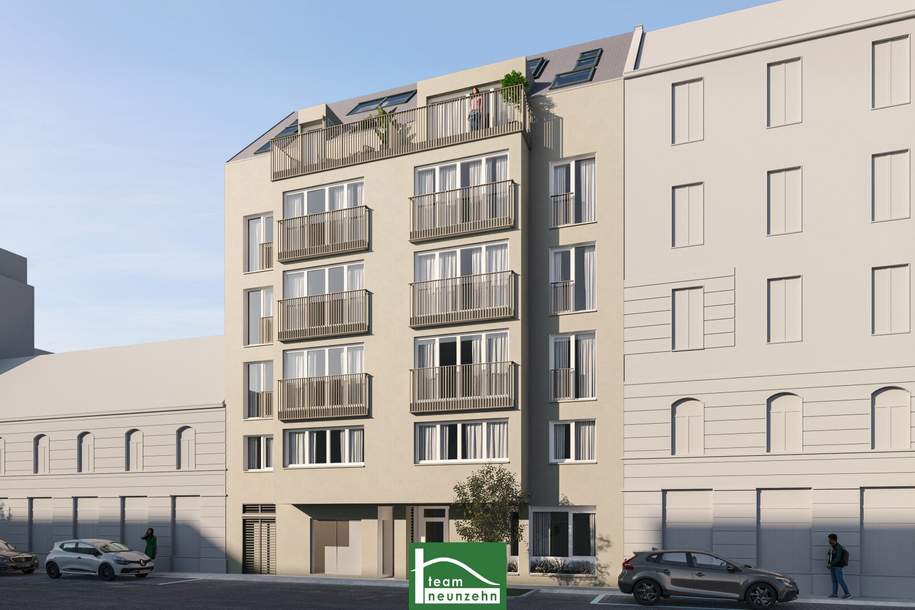 Provisionsfrei - Neubau-Anlegerpaket - 4 Wohnungen nebeneinander - ein gesamtes Stockwerk - hochwertiger Neubau-Erstbezug. - WOHNTRAUM, Wohnung-kauf, 834.900,€, 1100 Wien 10., Favoriten