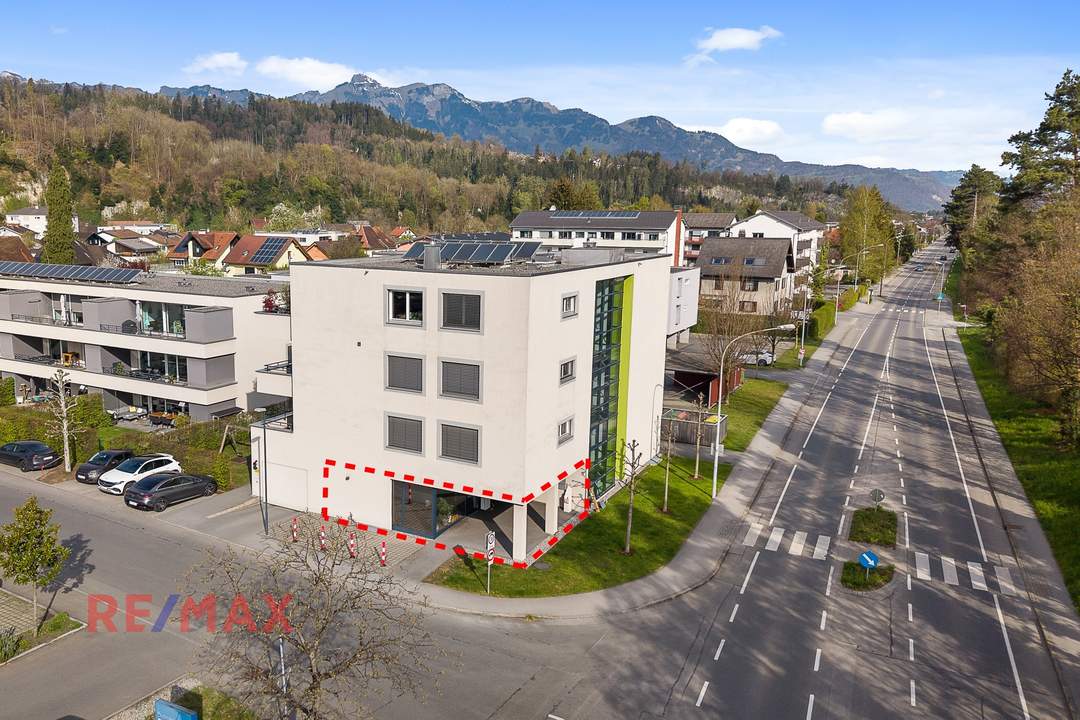 Gewerbefläche mit hoher Sichtbarkeit in Feldkirch/Tosters