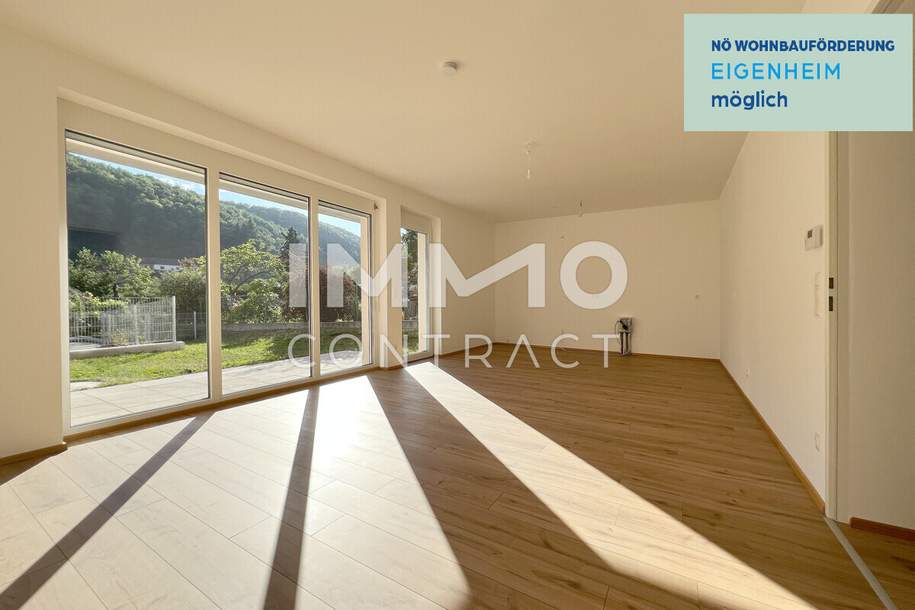 FAMILIENNEST mit GARTEN - *gefördert* 4ZI - Reihenhaus mit viel Stauraum und 2Stellplätzen!, Haus-kauf, 408.463,€, 3541 Krems(Land)