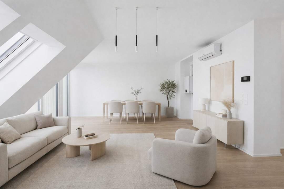 ++ GENIALE DACHGESCHOSSWOHNUNG in WÄHRING ++ mit FREIFLÄCHEN