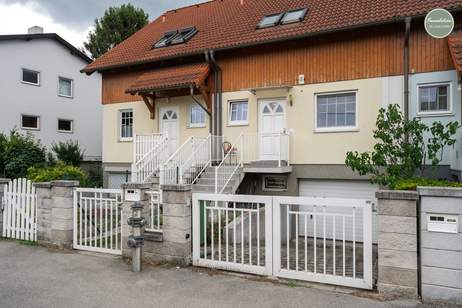Wohnen im Grünen, Leben im Gleichgewicht auf Eigengrund: 4,5 Zimmer, Garage & Ausblick ins Grüne, Haus-kauf, 499.600,€, 1210 Wien 21., Floridsdorf