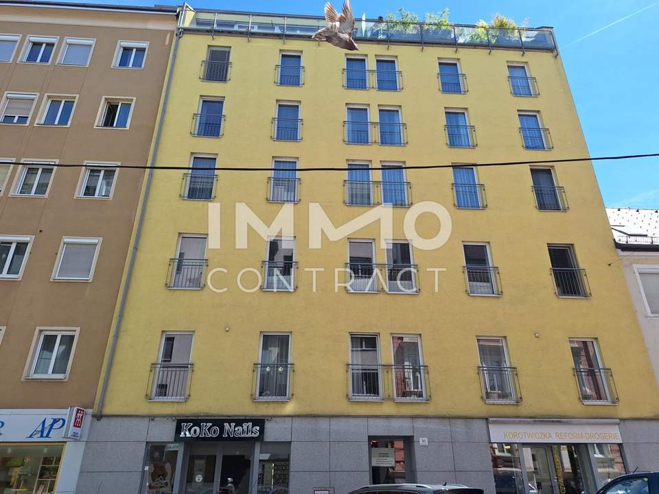 Ideale 2- Zimmer Wohnung mit großem Balkon - Bismarckstraße 16 - Top 4