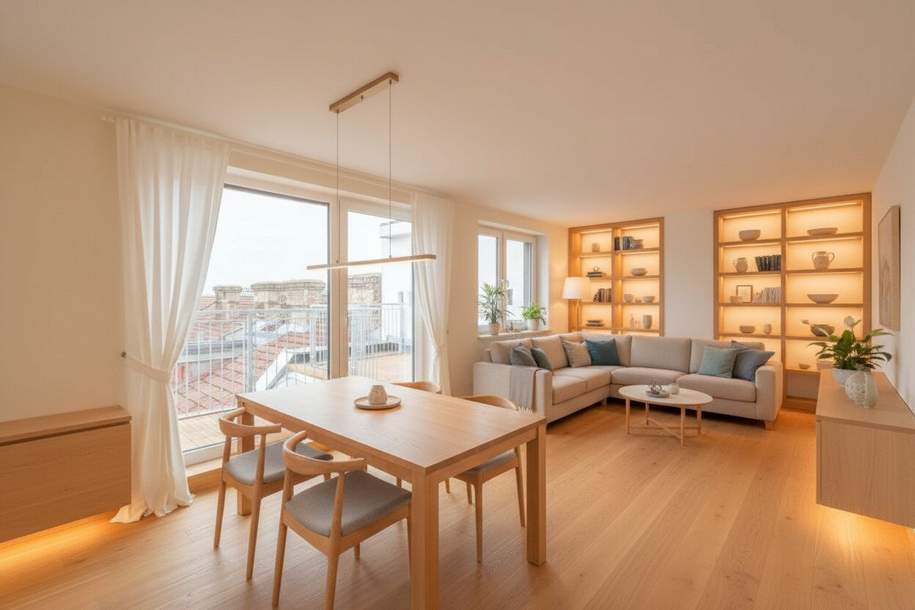 ++NEU++ Außergewöhnliche 3-Zimmer Neubauwohnung mit Balkon, Wohnung-kauf, 429.000,€, 1200 Wien 20., Brigittenau