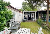 BADEHAUS mit PRIVATSTEG Superädifikat am Neufelder See I > Uferparzelle < NEUE PREISGESTALTUNG!