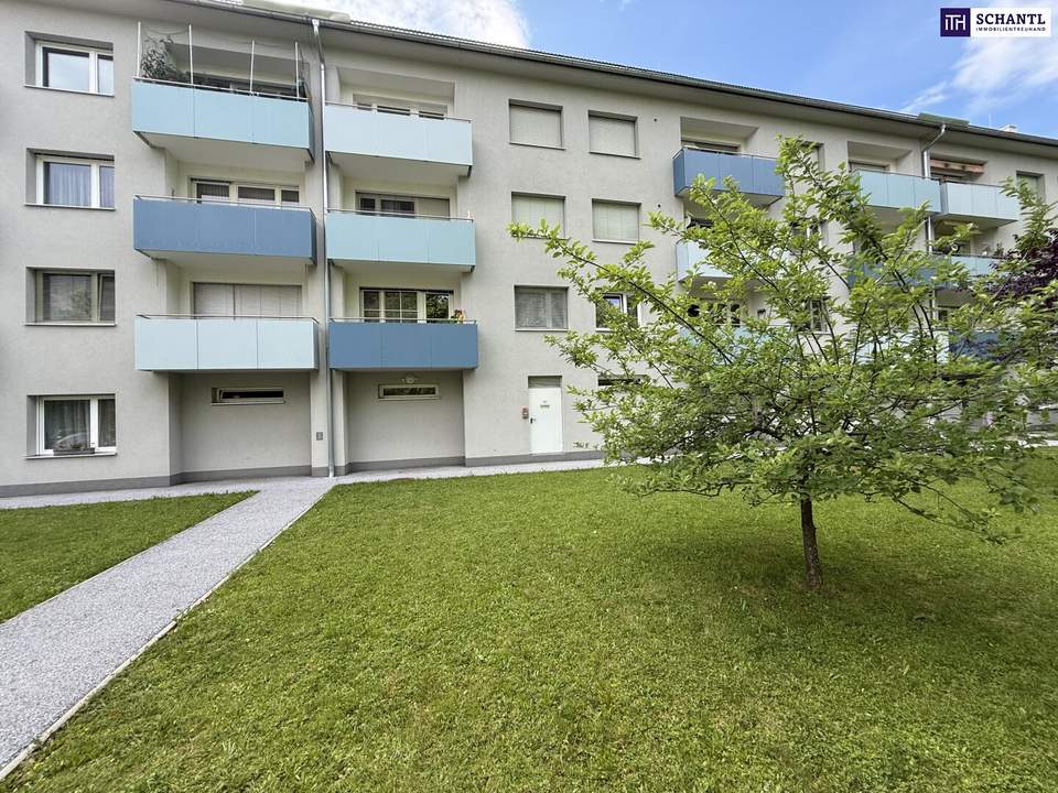 Wohnen im Grünen: Charmante ca. 63m2 große Eigentumswohnung mit Sonnen-Balkon in absoluter Ruhelage!