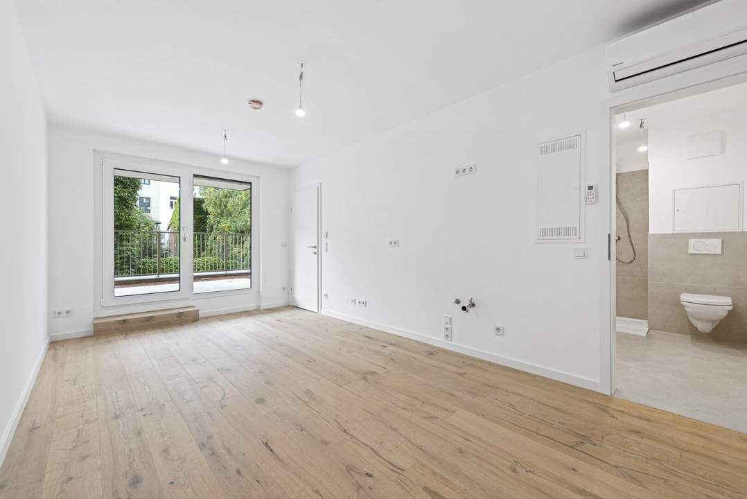 2-ZIMMER-WOHNUNG UND DER EIGENE DACHGARTEN