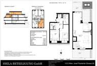 Dachgeschossmaisonettewohnung - 3 Zimmer - Terrassenhit - ERSTBEZUG