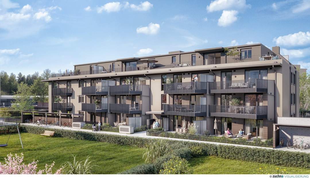 3 Zimmer Wohnung mit sonnigem Garten in Bürmoos