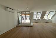 Hochwertig sanierte, schöne DG-Maisonette mit Terrasse in toller Lage! 1180!