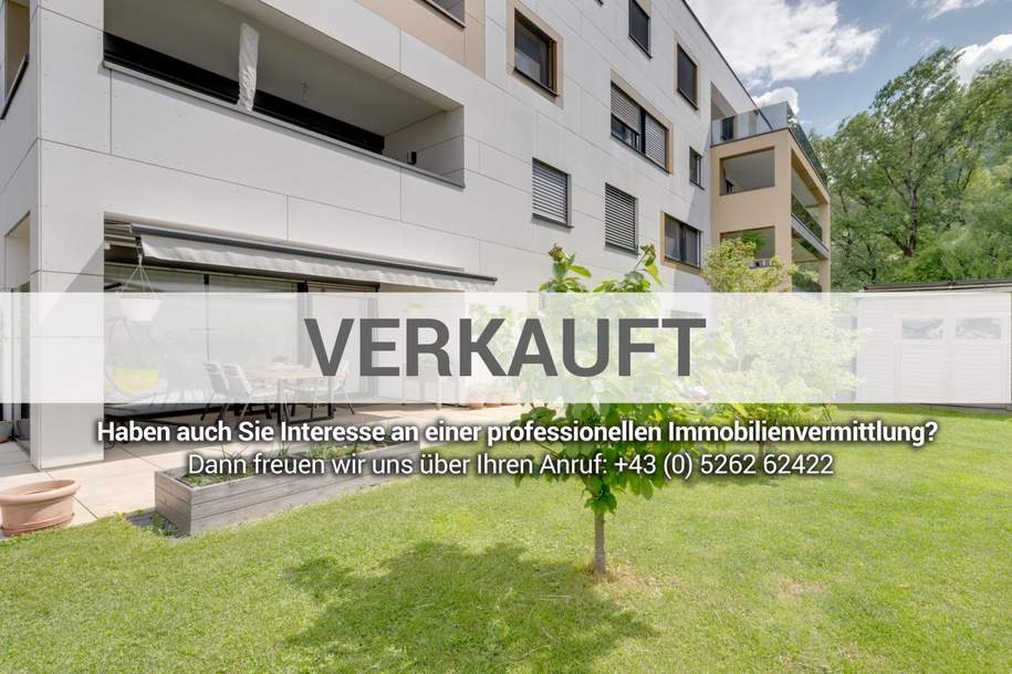 Exklusives Wohnen in Bestlage: Gartenwohnung mit Süd-Westterrasse und Gemeinschaftspool!, Wohnung-kauf, 676.000,€, 6130 Schwaz