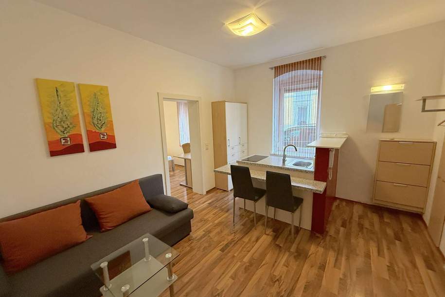 Kleine Wohlfühloase in Hausmening – möbliert &amp; ab Mai beziehbar, Wohnung-miete, 549,00,€, 3363 Amstetten