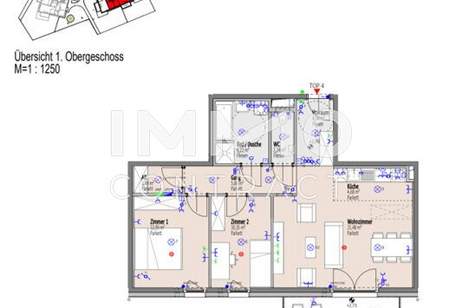 3-Zimmer-Südbalkon-Wohnung für Sonnenhungrige - Erstbezug - Provisionsfrei, Wohnung-kauf, 250.900,€, 2700 Wiener Neustadt(Stadt)