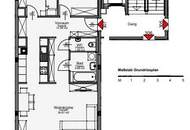 Großzügige 3-Zimmer-Wohnung mit 8m² Süd-West-Balkon in U3-Nähe