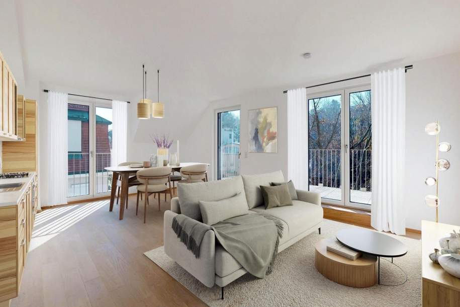 ++ MITTEN DRIN &amp; TROTZDEM RUHIG ++ 2-ZIMMER mit BALKON, Wohnung-kauf, 544.500,€, 1190 Wien 19., Döbling