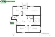 Ruhige 3-Zimmer-Wohnung mit Freifläche! Garagenplatz inklusive. - WOHNTRAUM