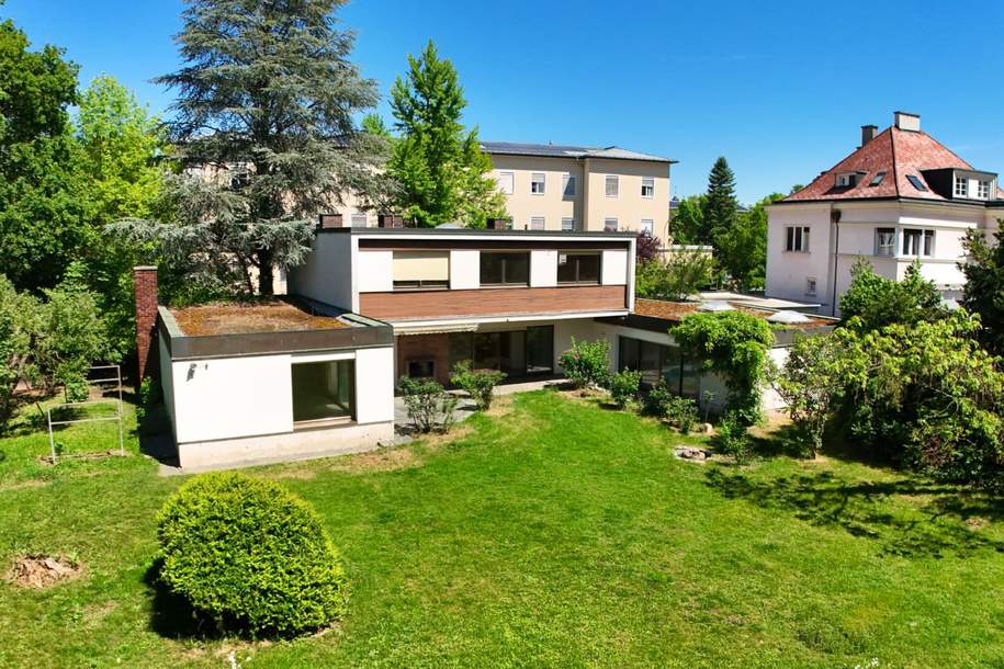 *** Charaktervolle Architektenvilla mit Atrium-Flair in Innenstadtnähe ***, Haus-kauf, 1.475.000,€, 9020 Klagenfurt(Stadt)