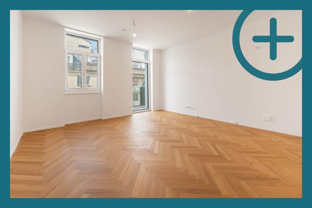 Kompakte Altbauwohnung mit Balkon