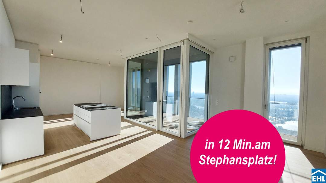 ***PENTHOUSE mit Blick über Wiens Innenstadt!*** Pool, Fitness &amp; Sauna inkl.