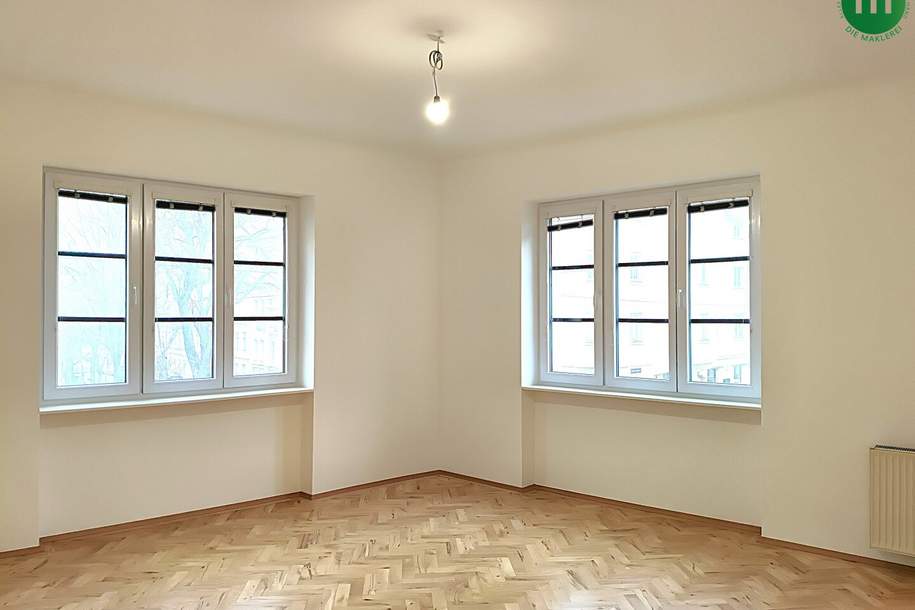 Erstbezug nach Sanierung: Stilvolle 2-Zimmer-Eckwohnung in Döblinger Toplage, Wohnung-miete, 1.092,79,€, 1190 Wien 19., Döbling