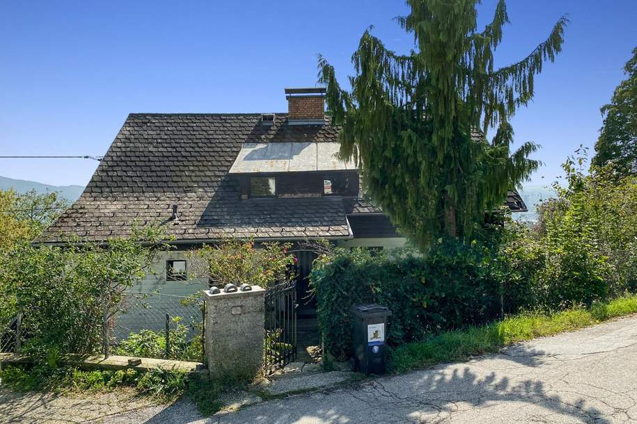 "Once in a Lifetime" Renovierungsbedürftiges Haus mit einer atemberaubenden Aussicht!, Haus-kauf, 899.000,€, 4020 Linz(Stadt)