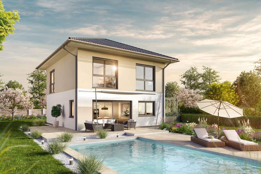 Neues Einfamilienhaus in Muckendorf: 4 Zimmer, Garten, Terrasse – Ihr Traum wird wahr!, Haus-kauf, 459.000,€, 3424 Tulln