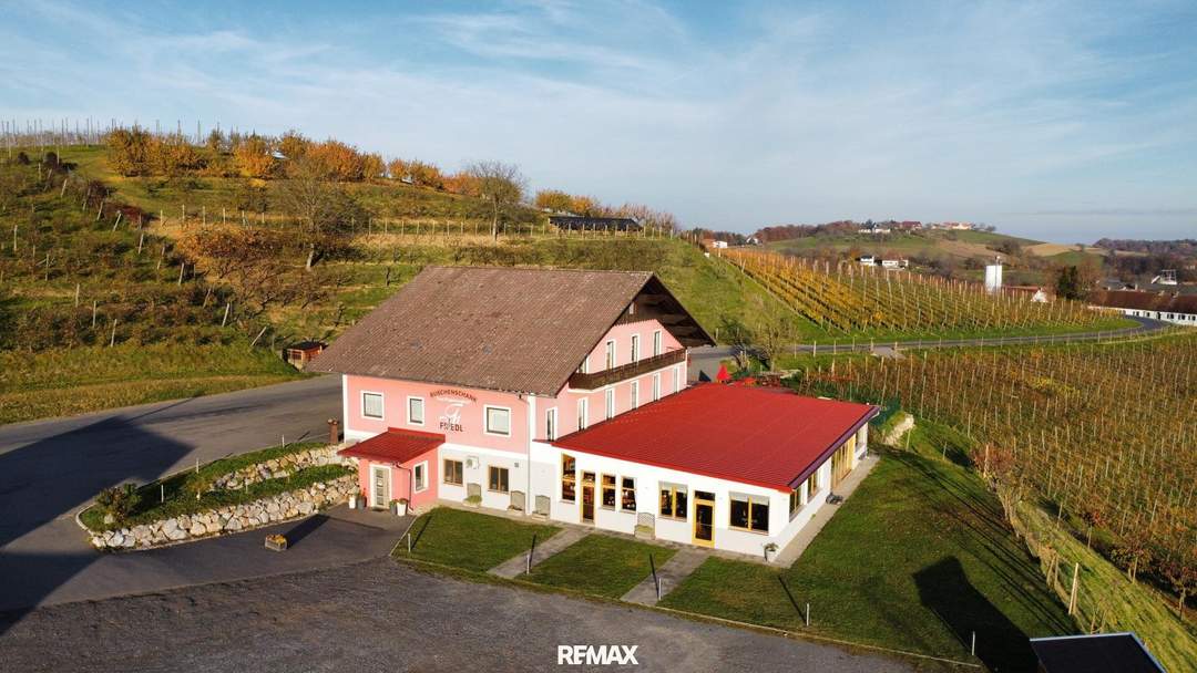 Großes Haus für Visionäre in Aussichtslage (Buschenschank, Weingärten)