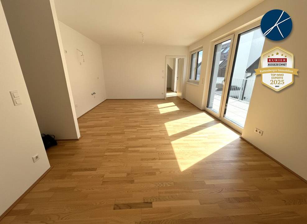 NEUBAU-ERSTBEZUG: Sonnige Balkonwohnung - Grünruhelage - Nähe U1 Oberlaa
