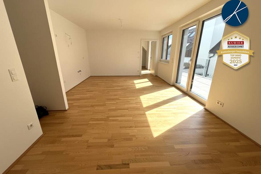 NEUBAU-ERSTBEZUG: Sonnige Balkonwohnung - Grünruhelage - Nähe U1 Oberlaa, Wohnung-kauf, 295.000,€, 1100 Wien 10., Favoriten
