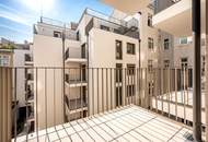 ASG IV-Qualitatives Wohnen in urbaner Lage: hochwertiger 1-Zimmer mit Balkon! Tischler-Einbaumöbel! +Provisionsfrei+