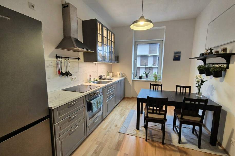 Preisreduktion: WG-geeignete Wohnung mit hochwertiger Einbauküche am Eggenberger Gürtel in Graz!, Wohnung-kauf, 161.460,€, 8020 Graz(Stadt)