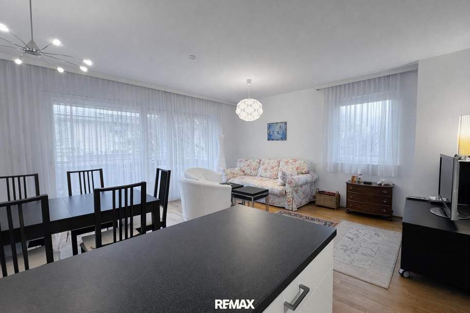 Möblierte 2-Zimmer-Wohnung in den Klagenfurter Stadtvillen mit Westterrasse & Tiefgarage, Wohnung-kauf, 345.000,€, 9020 Klagenfurt(Stadt)