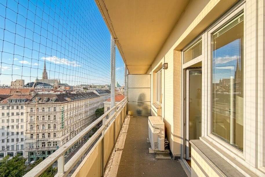 Helle Wohnung mit Weitblick, Gewerbeobjekt-miete, 2.207,72,€, 1010 Wien 1., Innere Stadt