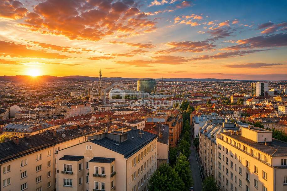 3-Zimmer - Wohnung mit atemberaubendem Blick auf die Stadt im Zentrum des 12. Bezirks! U4 und U6! BB und Schnellbahn, Wohnung-kauf, 293.000,€, 1120 Wien 12., Meidling