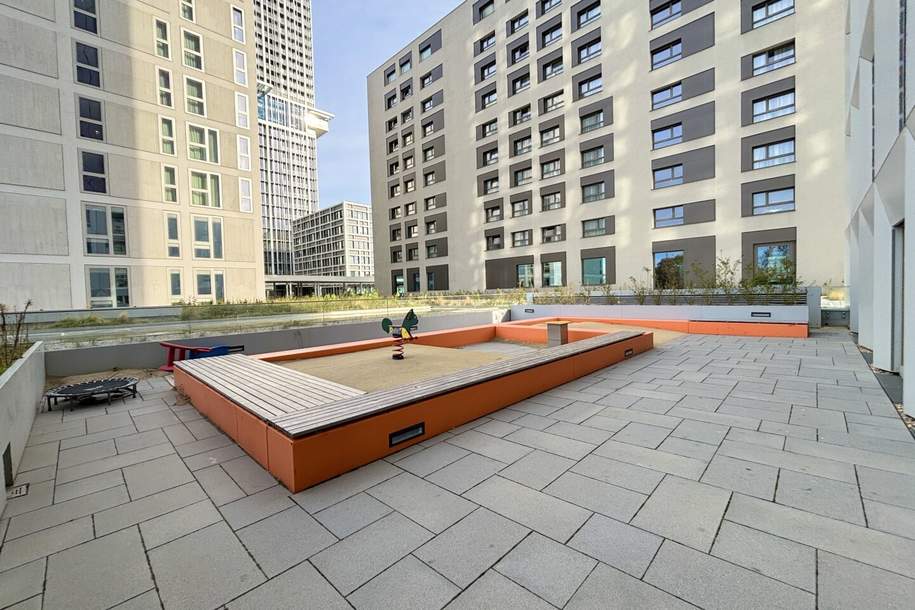 U-Bahn U1 Kagran I Stylische Wohnung mit exklusiver Ausstattung und Loggia I Rooftop Pool I Fitnessraum I Spa-Bereich, Wohnung-miete, 1.589,76,€, 1220 Wien 22., Donaustadt