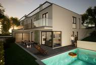 AKTIONSPREIS! Exklusive Doppelhaushälften inkl. Terrasse/Garten + Balkon 4-5 Zimmer! TRAUMAUSBLICK auf Burg Liechtenstein! SCHLÜSSELFERTIG!