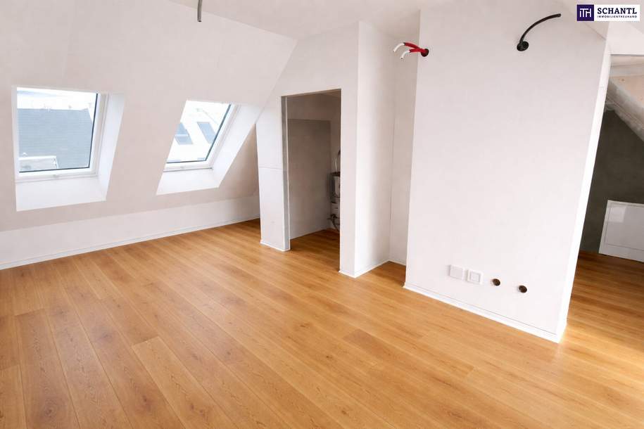 Stilvolle Dachgeschoss-Maisonettewohnung mit 2 Schlafzimmern und 2 Bädern im rundum sanierten Haus – effiziente Luftwärmepumpe & Klimaanlage – überzeugen Sie sich bei einer Besichtigung, Wohnung-kauf, 595.000,€, 1170 Wien 17., Hernals