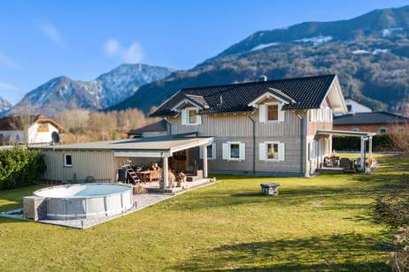 Wohnen wie im Urlaub: Schwedenhaus mit Pool, Galerie und großem Garten nahe Klagenfurt, Haus-kauf, 729.000,€, 9170 Klagenfurt Land