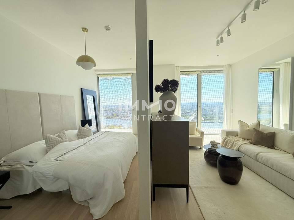 40. Etage Urban Sky Studio im DC2 Tower - mit Südblick über die Wiener Innenstadt