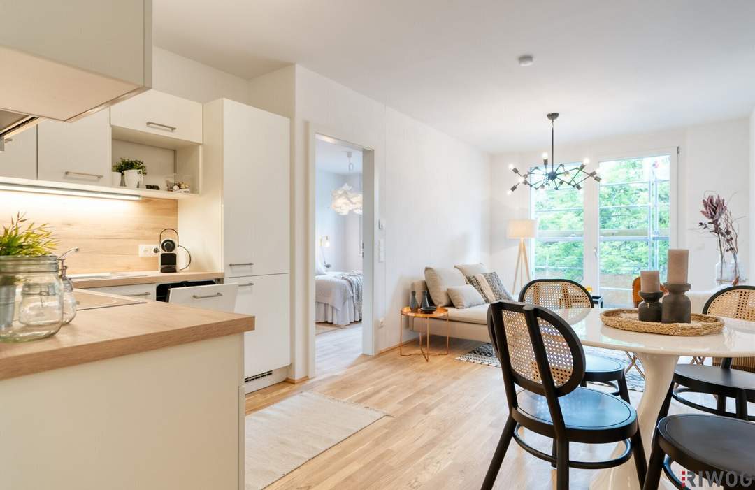|| Perfekt aufgeteilte 3-Zimmer Wohnung mit Terrasse & extra Eigengarten im Erdgeschoss || Neubau nähe Alter Donau ||