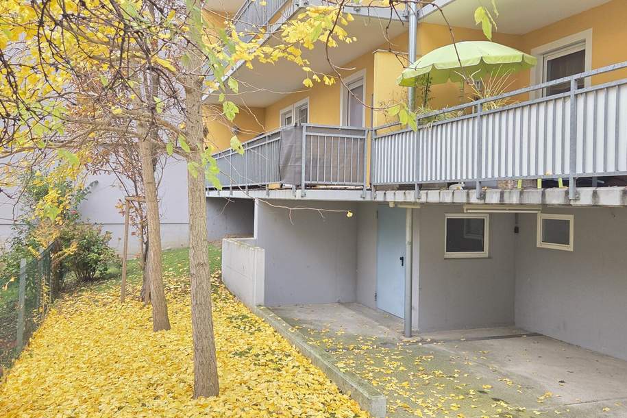 Sehr gepflegte Erdgeschoss- Hochparterre Wohnung mit großem Südbalkon und eigener Garage, Wohnung-kauf, 248.000,€, 8010 Graz(Stadt)