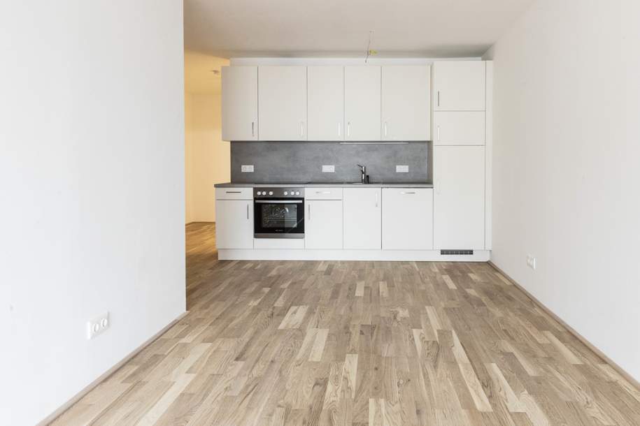 komplette Ruhelage mit Blick ins Grüne: 2-Zimmer-Wohnung | Neubau mit Balkon | U3 Anbindung, Wohnung-miete, 898,99,€, 1150 Wien 15., Rudolfsheim-Fünfhaus