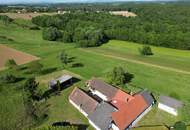 "DREIKANTHOF" mit ca. 9.436 m² Grund und diversen Nebengebäuden in Ruhelage