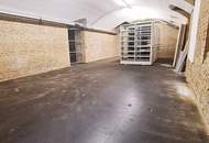 ESSLINGGASSE, BÖRSE-NÄHE, 85 m2 Lagerraum, Stromanschluss, Belüftung, Kellergeschoß ohne Aufzug