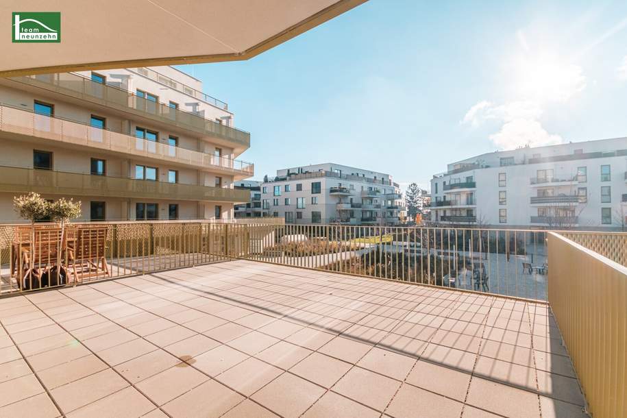 Sie werden es lieben – durchdachte Grundrisse mit Freiflächen im Grünen – Niedrig-Energie-Standard _ Provisionsfrei, Wohnung-kauf, 267.000,€, 1210 Wien 22., Donaustadt