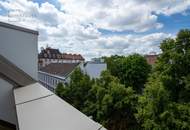 SONNE. WEITBLICK. DACHTERRASSE – 2-ZIMMER-DACHGESCHOSSWOHNUNG MIT VIEL FREIRAUM